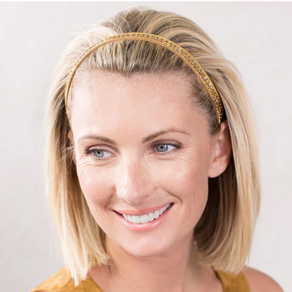 Lilla Rose Jamie Headband with Standard Blonde elastic, New - Picture 2 of 7